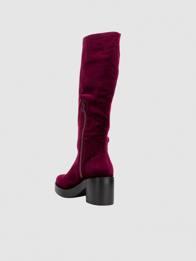 Botas Mujer Burdeos Sixty Seven