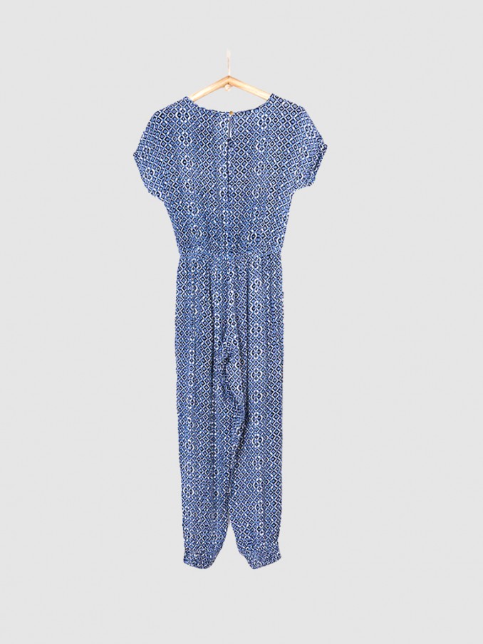 Overall Girl Blue Tiffosi Kids