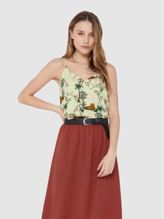 Blusa Mujer Crema Only