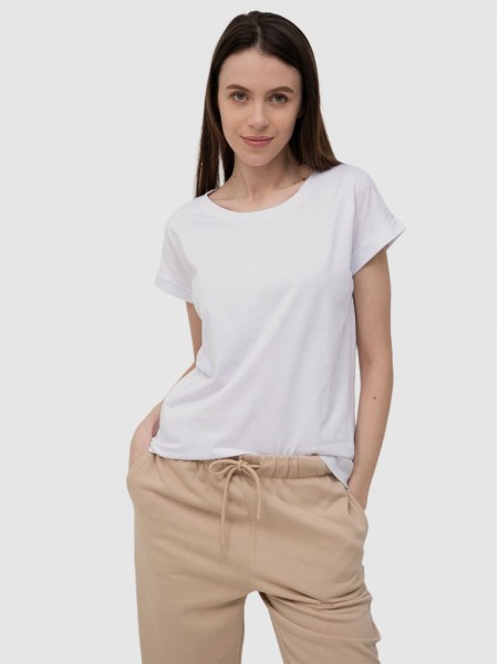 T-Shirt Woman White Vila