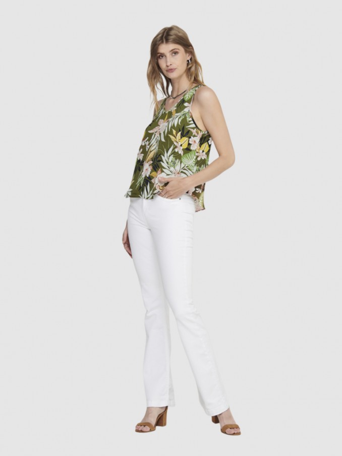 Blusa Mujer Verde Only