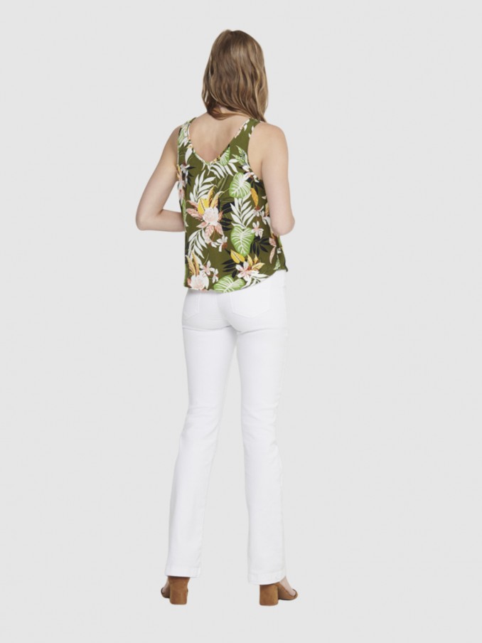 Blusa Mujer Verde Only