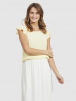 Blusa Mujer Amarillo Vila Blusa Mujer Amarillo Vila