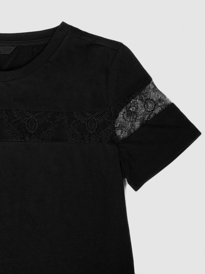 T-Shirt Woman Black Vero Moda