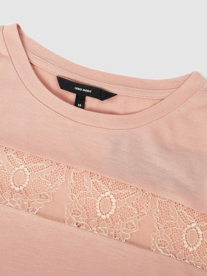 T-Shirt Woman Rose Vero Moda