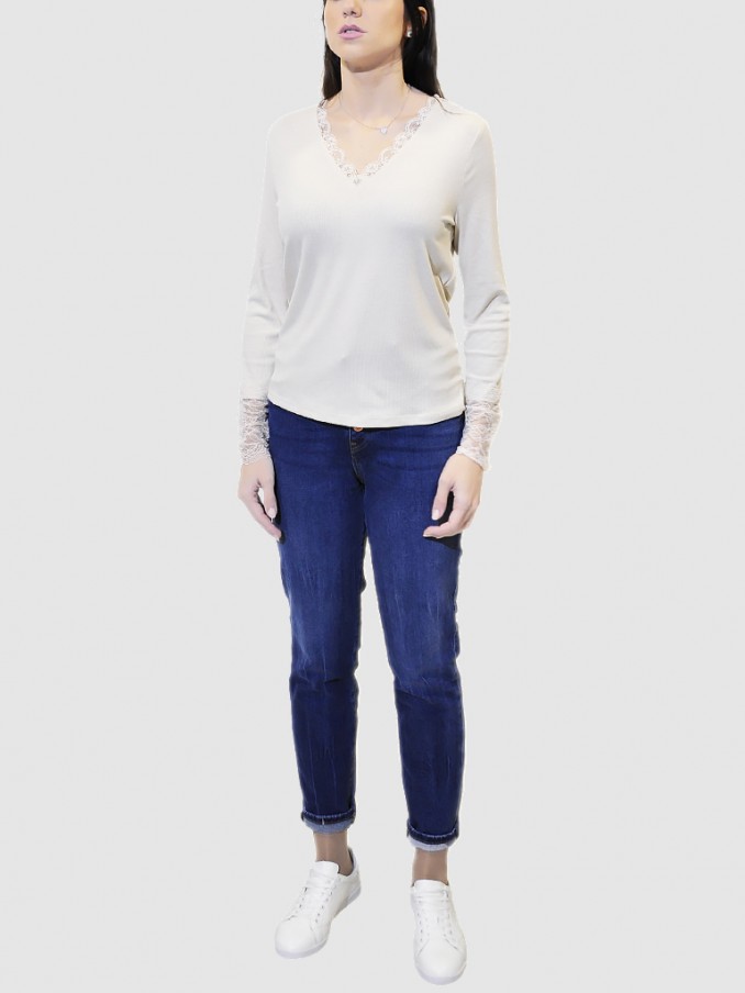 Knitwear Woman Beige Vero Moda