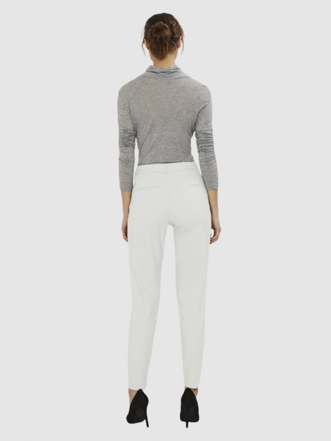 Pantalones Mujer Blanco Vero Moda