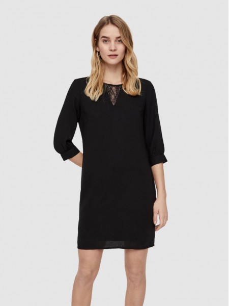 Vestido Mujer Negro Vero Moda