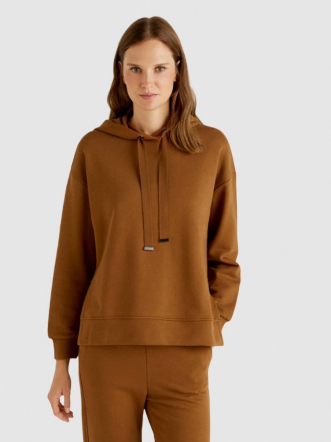 Sweatshirt Woman Brown Vero Moda