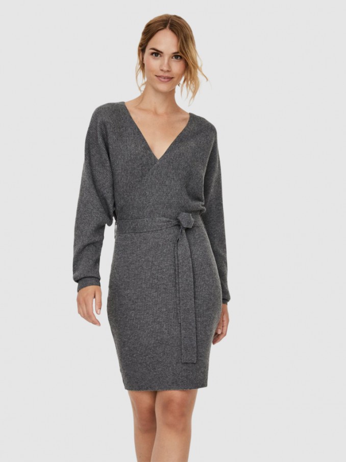 Dress Woman Grey Vero Moda