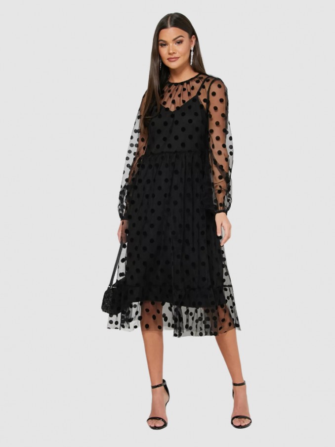 Vestido Mujer Negro Vero Moda