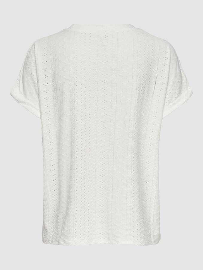Camiseta Mujer Blanco Only