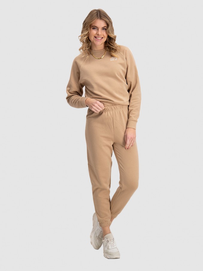 Pantalones Mujer Beige Only