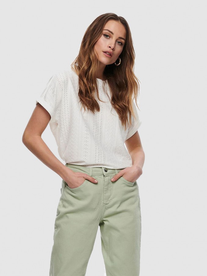 Camiseta Mujer Blanco Only