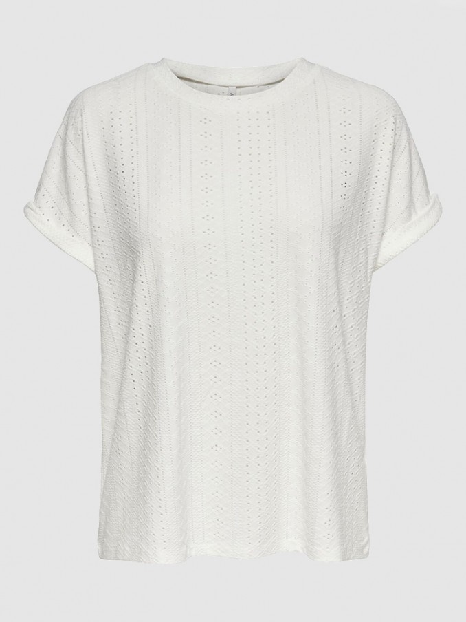 Camiseta Mujer Blanco Only