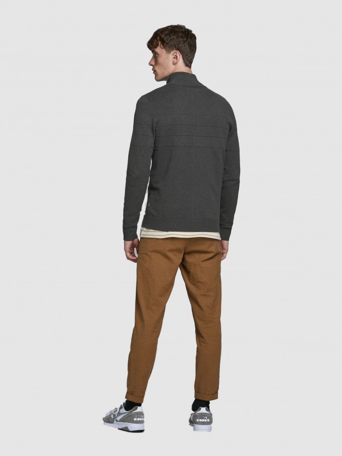 Chaqueta Hombre Gris Oscuro Jack & Jones