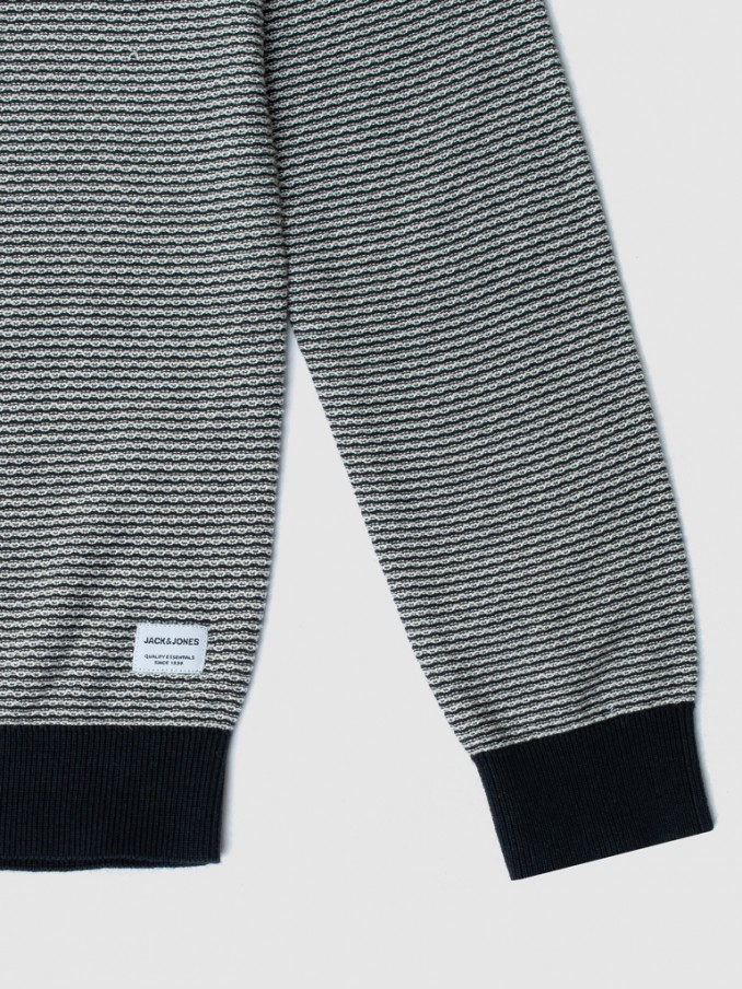 Prendas de Punto Hombre Azul Marino Jack & Jones