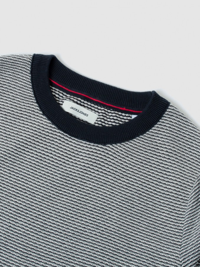 Prendas de Punto Hombre Azul Marino Jack & Jones