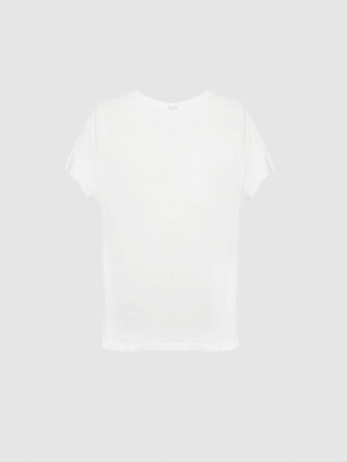 T-Shirt Woman White Vero Moda