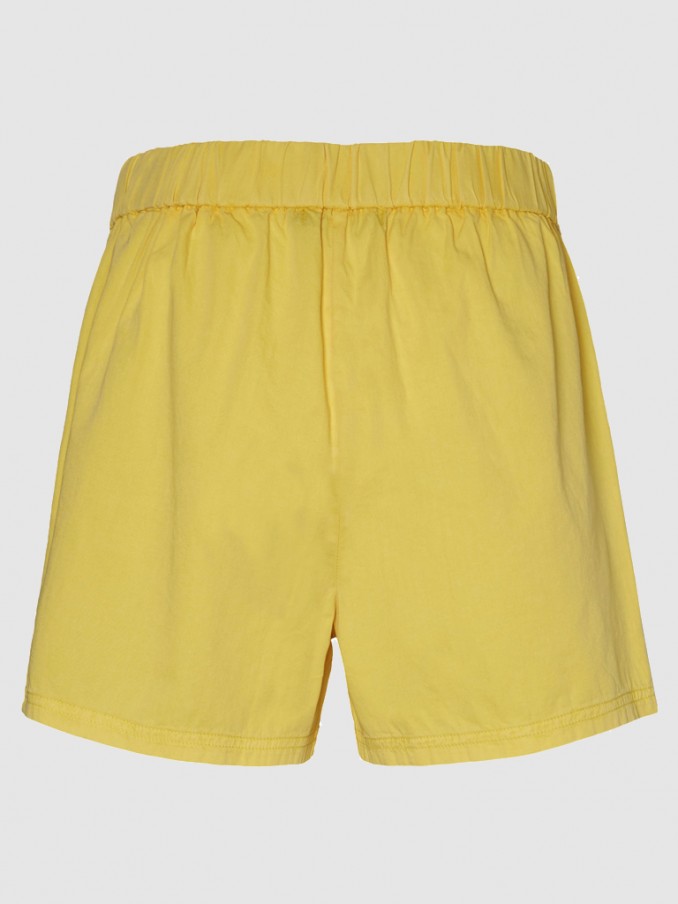 Shorts Woman Yellow Vero Moda