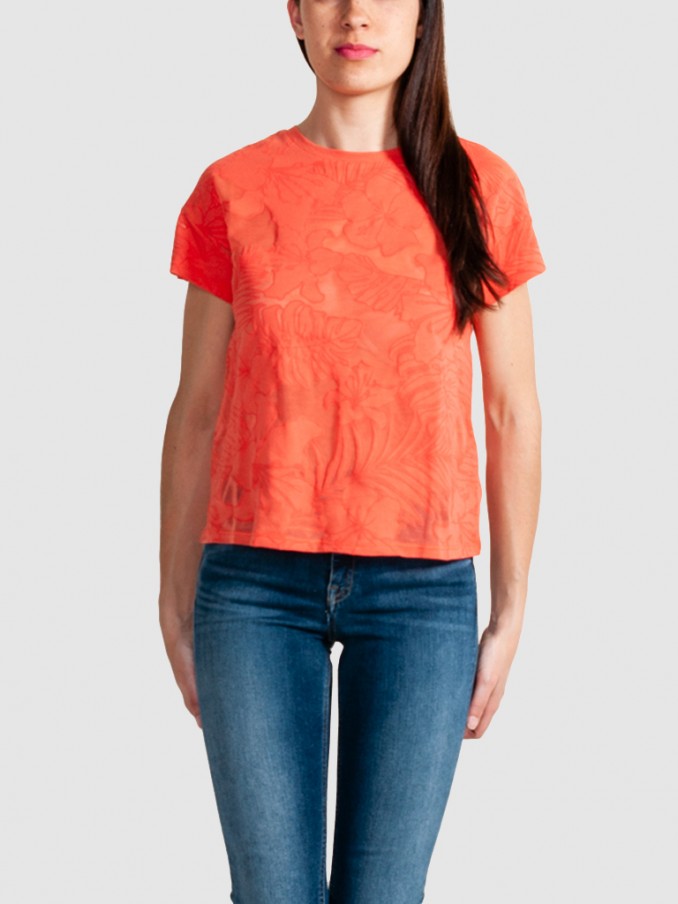 T-Shirt Woman Red Vero Moda