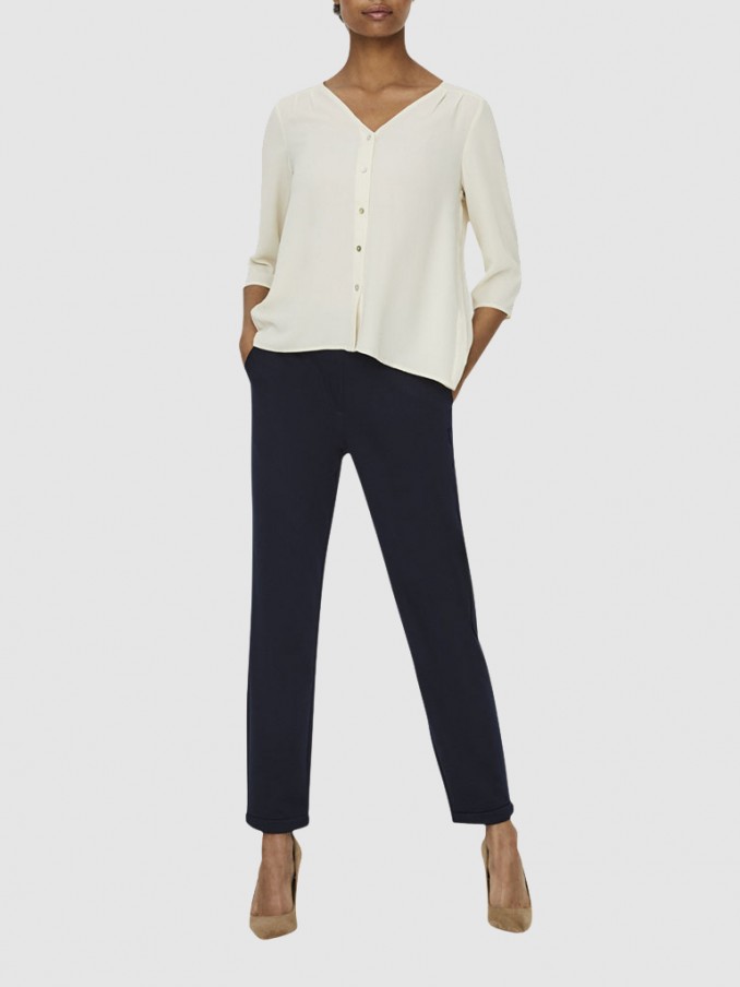 Shirt Woman Cream Vero Moda