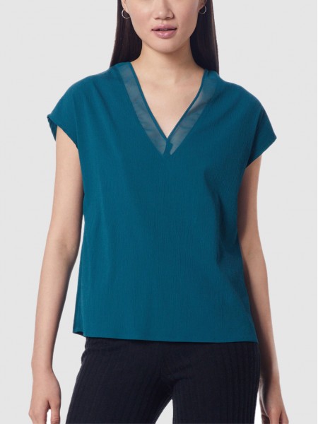 Shirt Woman Dark Green Vero Moda