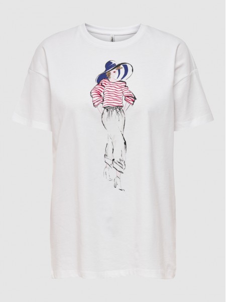 T-Shirt Woman White Only