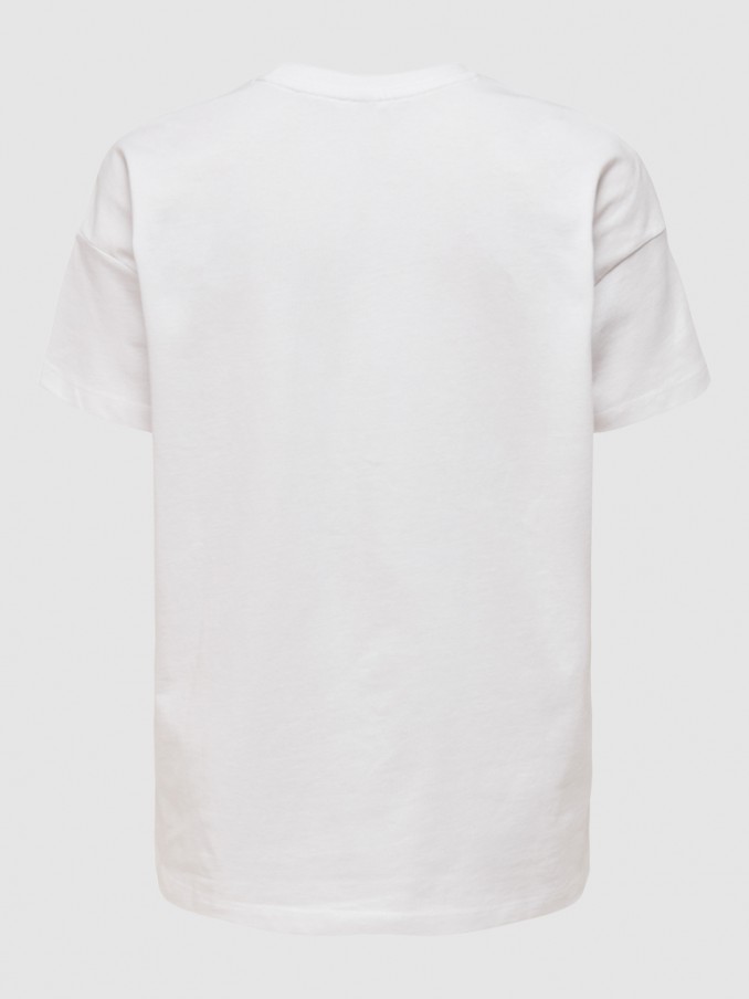 Camiseta Mujer Blanco Only