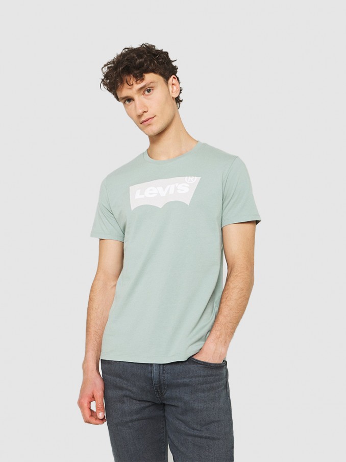 Camiseta Hombre Agua Verde Levis
