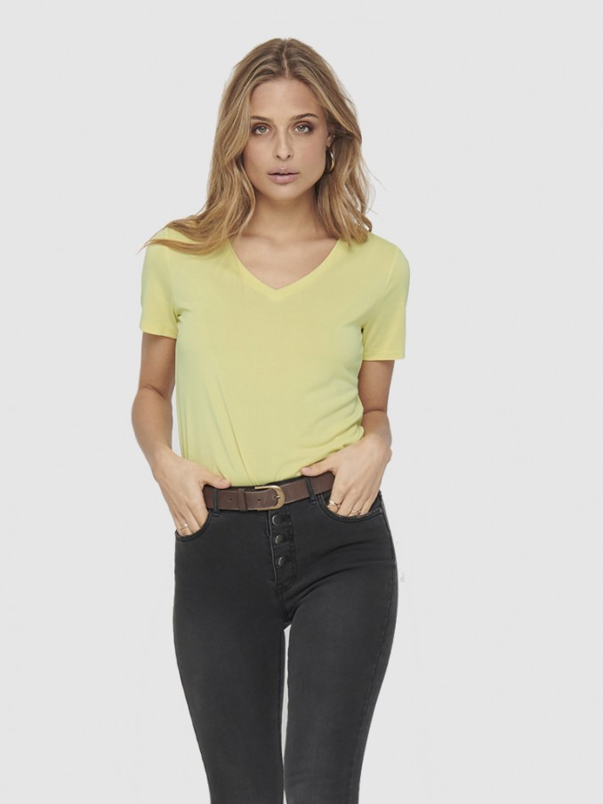 T-Shirt Woman Yellow Only