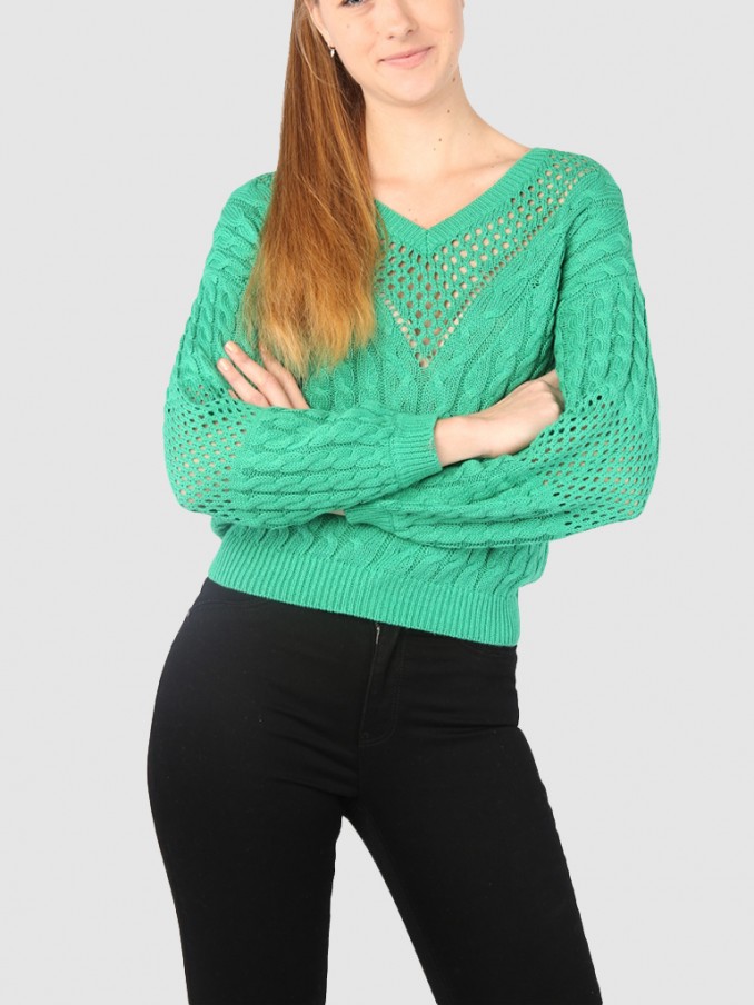 Knitwear Woman Green Vero Moda
