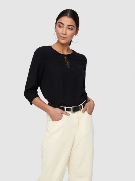 Shirt Woman Black Vero Moda