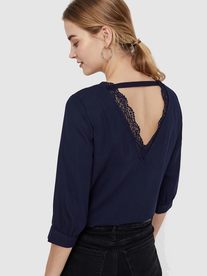 Shirt Woman Dark Blue Vero Moda