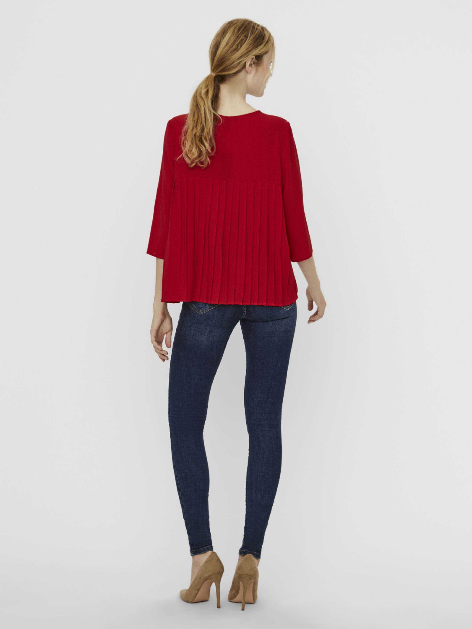 Camisa Mujer Rojo Vero Moda