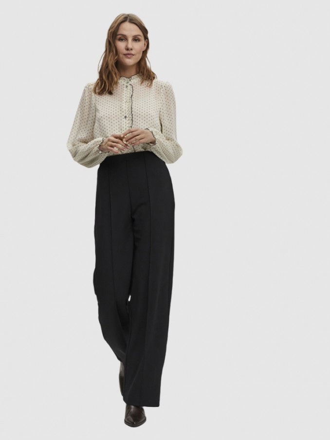 Pantalones Mujer Negro Vero Moda