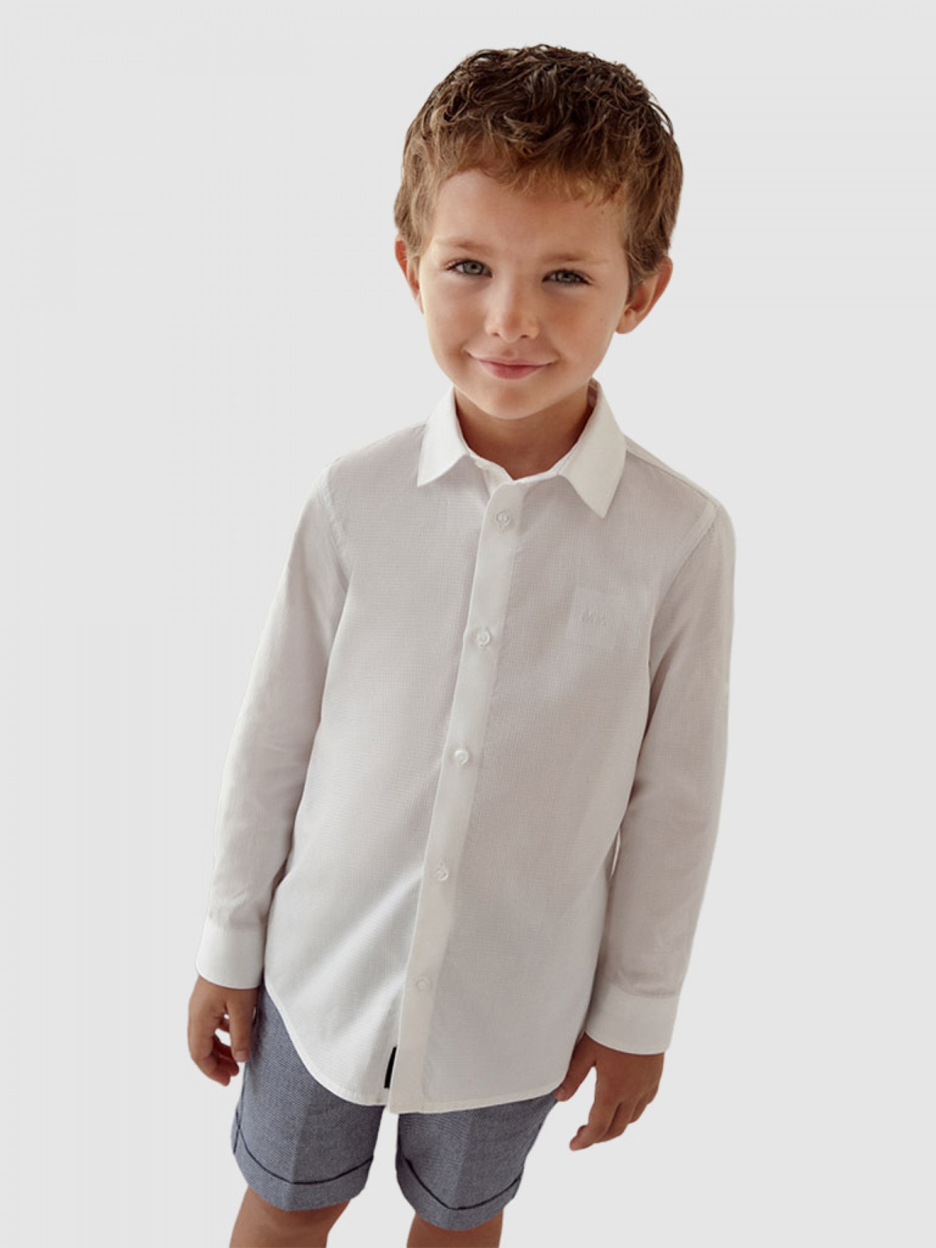 Camisa Niño Blanco Mayoral