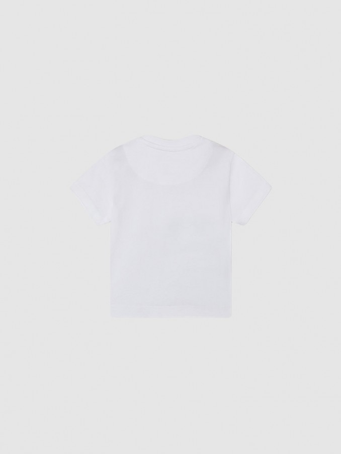Camiseta Bebe Niño Blanco Mayoral