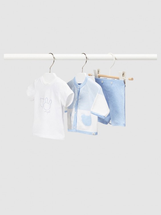 Set Baby Boy Mayoral Light blue Mellmak