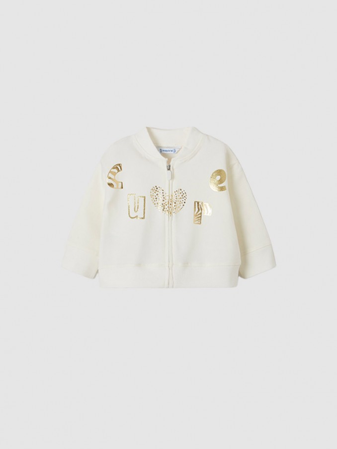 Chaqueta Bebe Nia Crema Mayoral