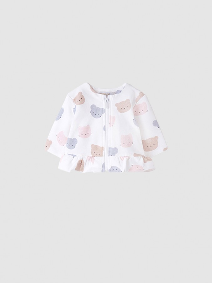 Conjunto Bebe Niña Blanco Mayoral