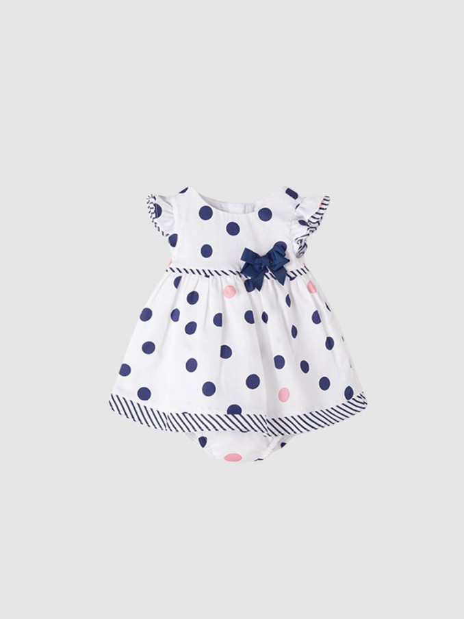 Conjunto Bebe Niña Blanco Mayoral