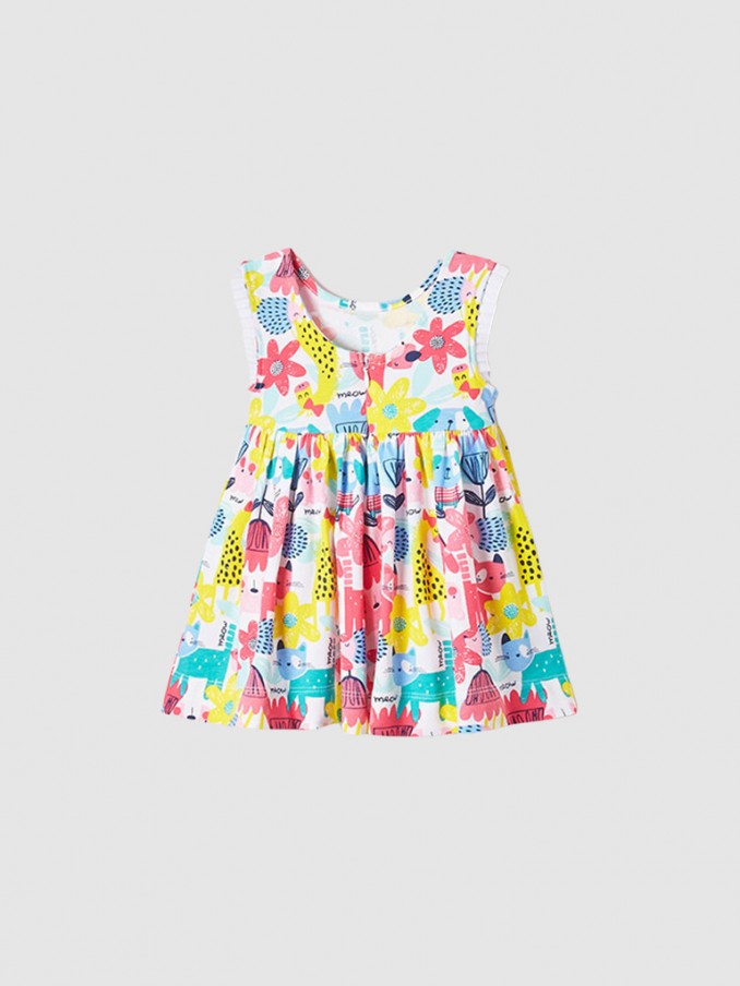 Vestido Bebe Niña Imprimir Mayoral
