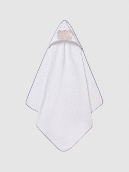 Towel Baby Girl White Mayoral