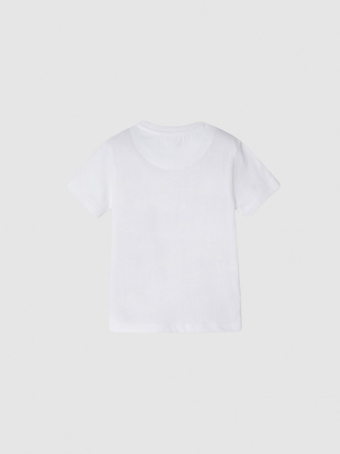 Camiseta Niño Blanco Mayoral