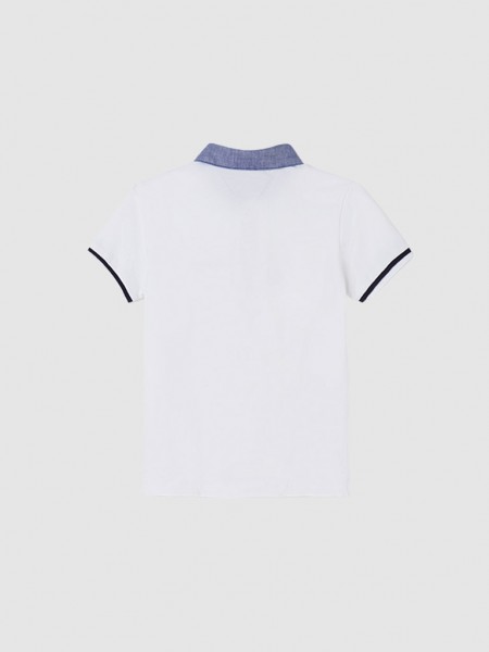Polo Shirt Boy White Mayoral Polo Shirt Boy White Mayoral