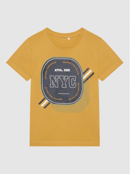 T-Shirt Boy Mustard Name It