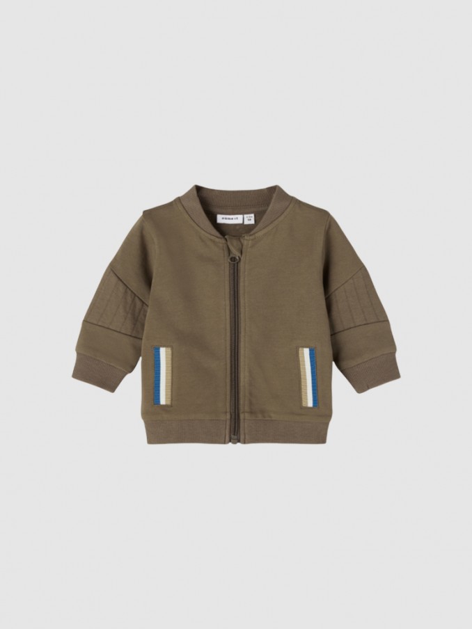 Chaqueta Bebe Niño Verde Oscuro Name It