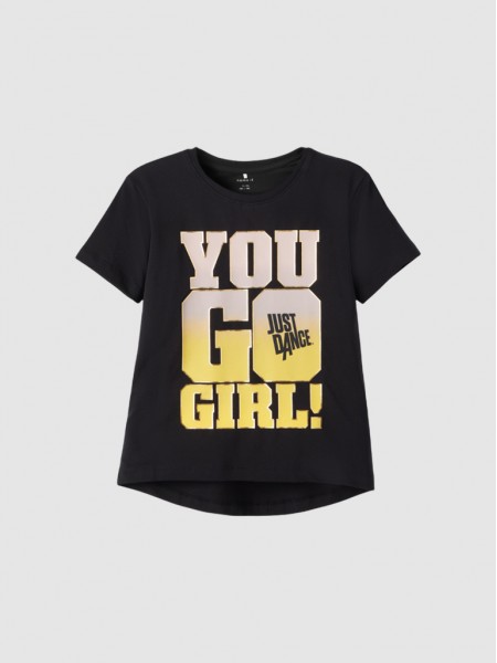 T-Shirt Girl Black Name It