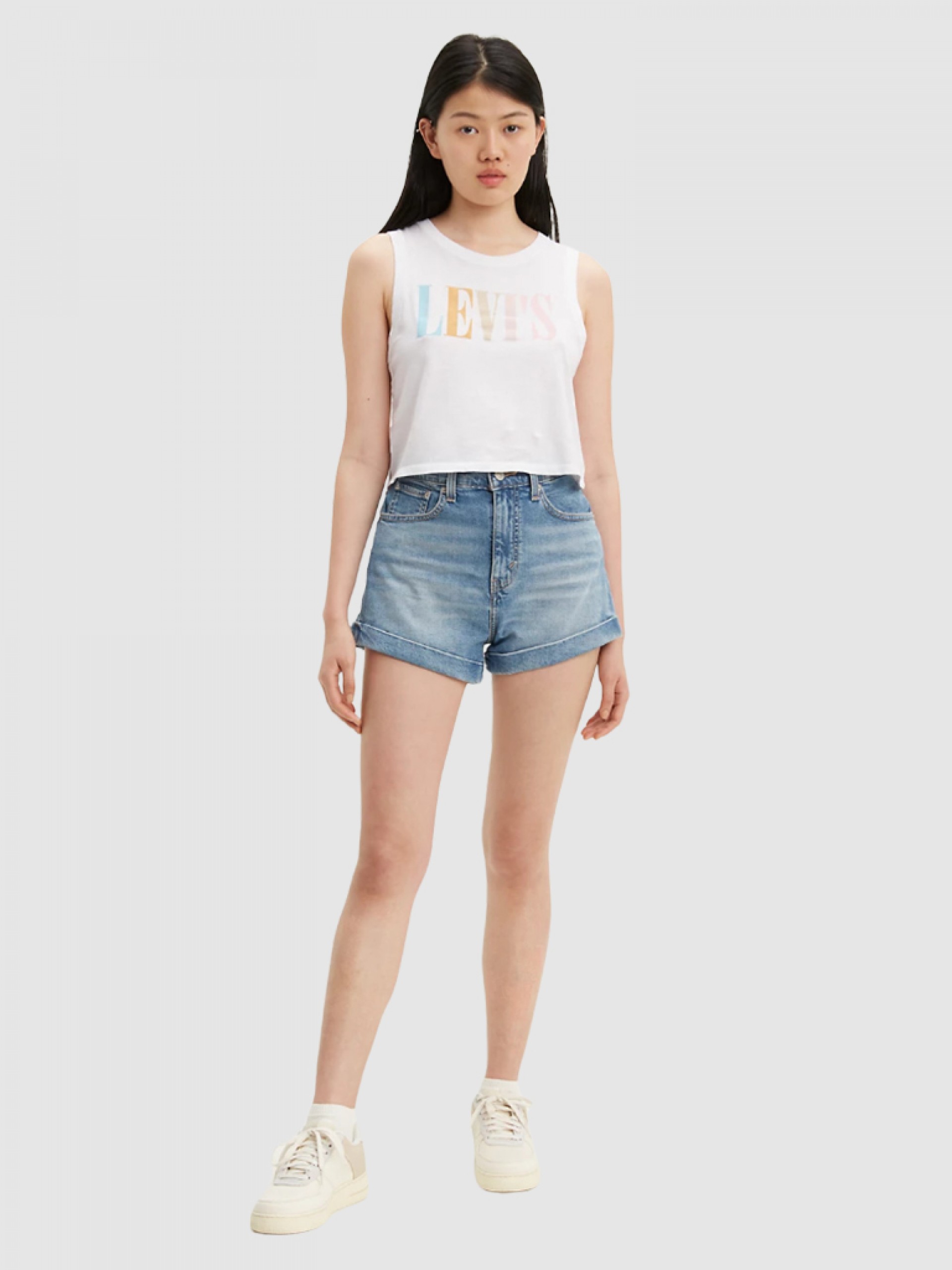 Pantalones Cortos Mujer Levis